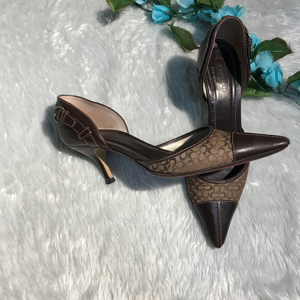 Coach Brown Heels